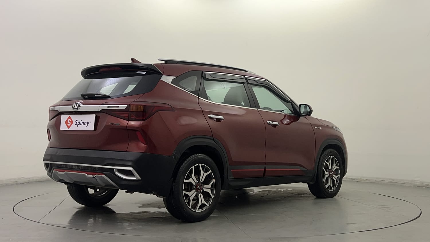 Used 2020 Kia Seltos GTX Plus AT D Diesel Automatic exterior RIGHT REAR CORNER VIEW
