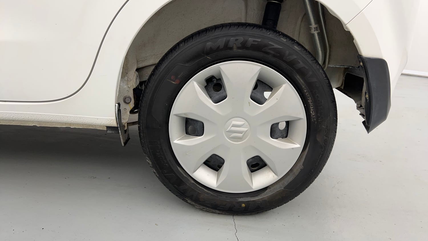 Used 2024 Maruti Suzuki Wagon R VXI 1.0 AGS Petrol Automatic tyres LEFT REAR TYRE RIM VIEW