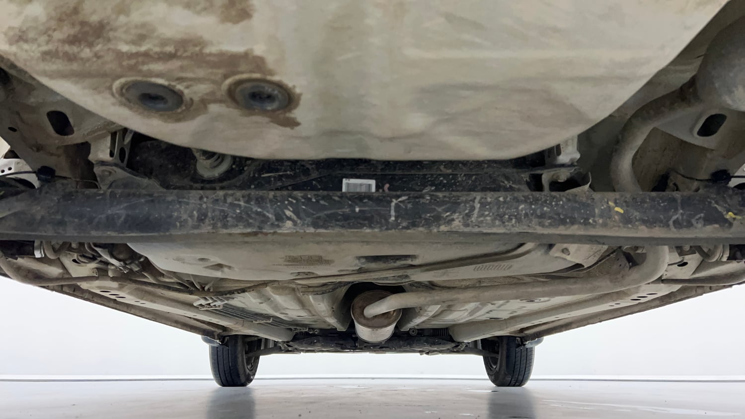 Used 2024 Maruti Suzuki Wagon R VXI 1.0 AGS Petrol Automatic extra REAR UNDERBODY VIEW (TAKEN FROM REAR)