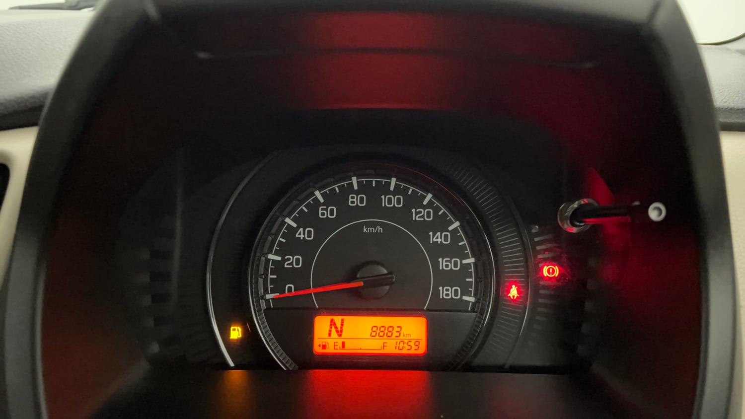 Used 2024 Maruti Suzuki Wagon R VXI 1.0 AGS Petrol Automatic interior CLUSTERMETER VIEW