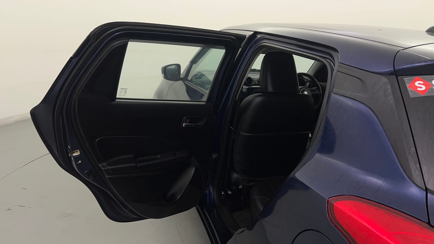 Used 2018 Maruti Suzuki Swift VXi AMT Petrol Automatic interior LEFT REAR DOOR OPEN VIEW