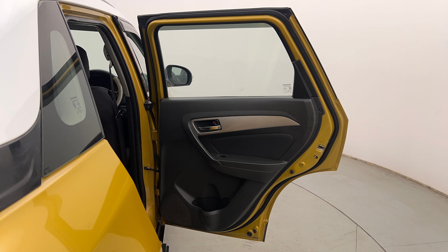 Used 2016 Maruti Suzuki Vitara Brezza ZDi+ Dual Tone Diesel Manual interior RIGHT REAR DOOR OPEN VIEW