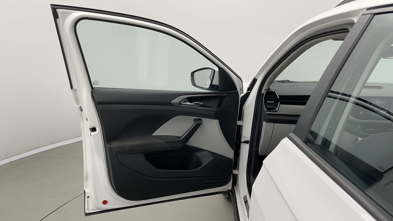 Used 2023 Skoda Kushaq Ambition 1.0L TSI MT Petrol Manual interior LEFT FRONT DOOR OPEN VIEW