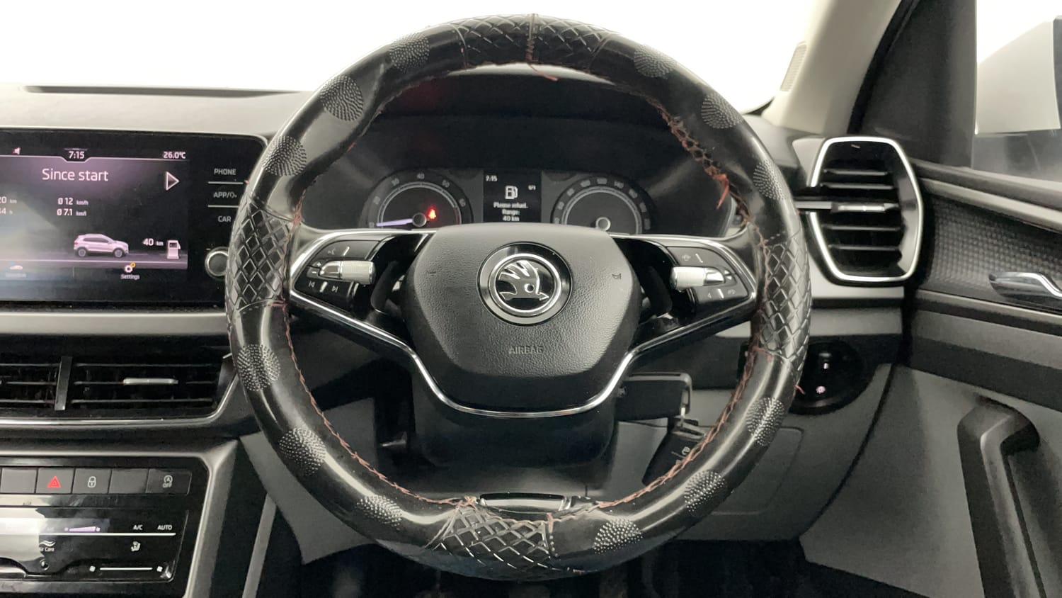 Used 2023 Skoda Kushaq Ambition 1.0L TSI MT Petrol Manual interior STEERING VIEW