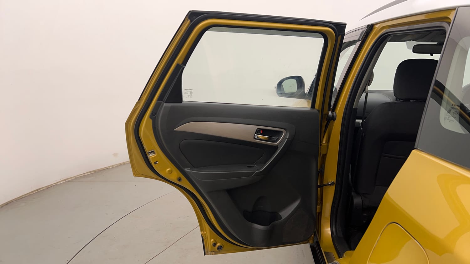 Used 2016 Maruti Suzuki Vitara Brezza ZDi+ Dual Tone Diesel Manual interior LEFT REAR DOOR OPEN VIEW