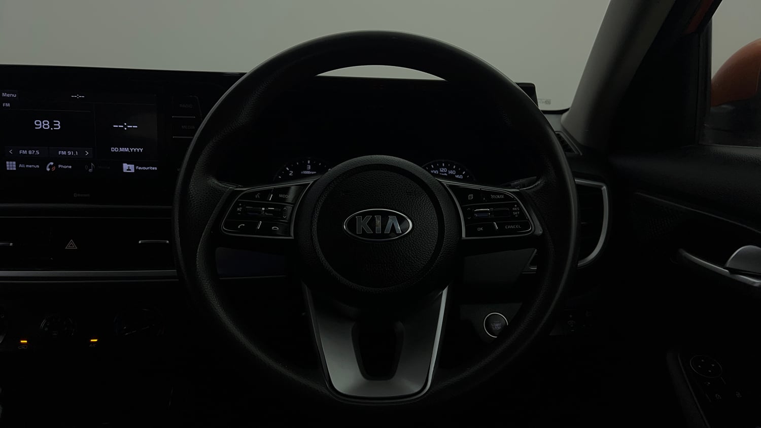 Used 2020 Kia Seltos HTK Plus D Diesel Manual interior STEERING VIEW