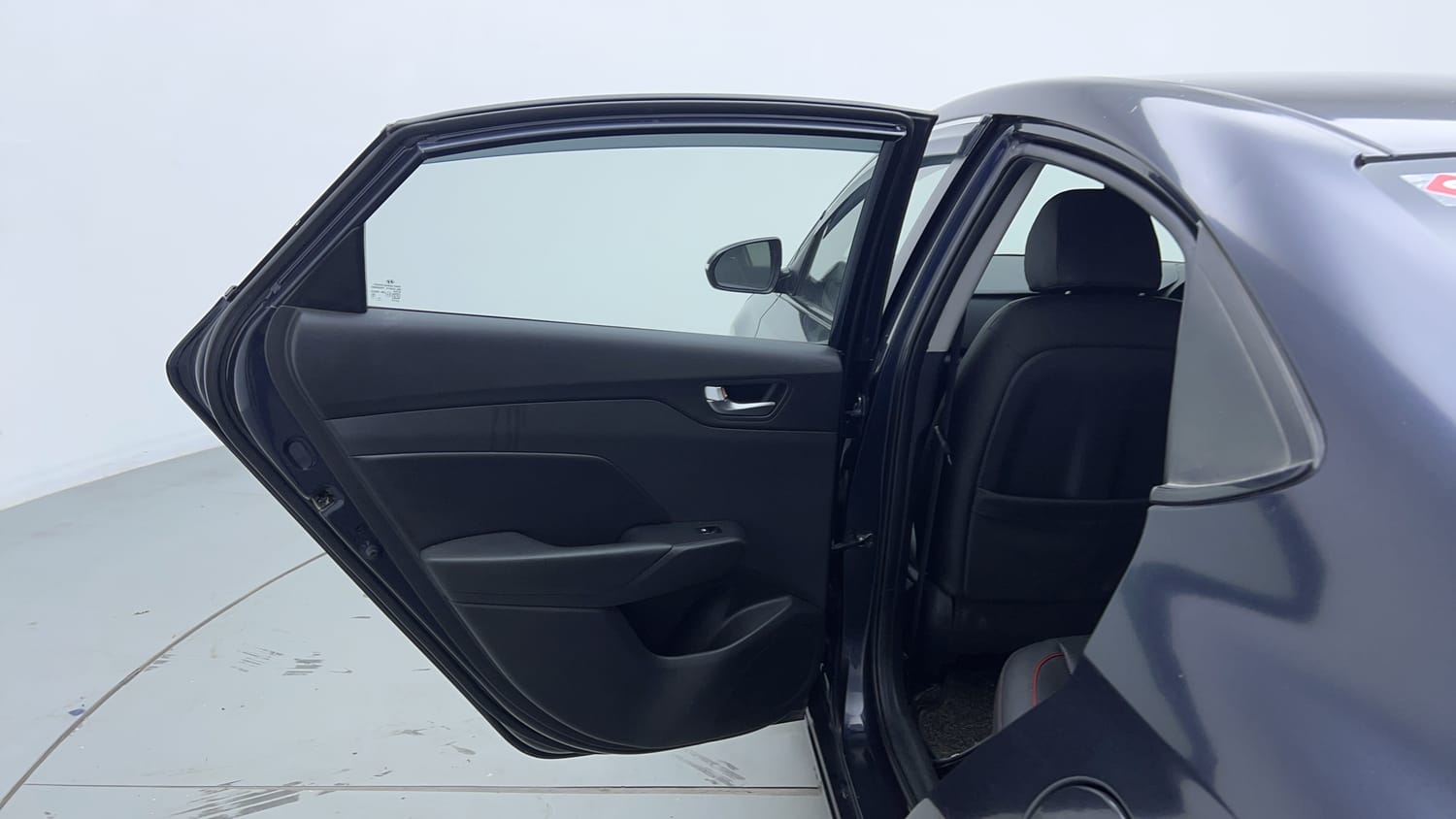 Used 2021 Hyundai Verna SX (O) 1.0 Turbo DCT Petrol Automatic interior LEFT REAR DOOR OPEN VIEW