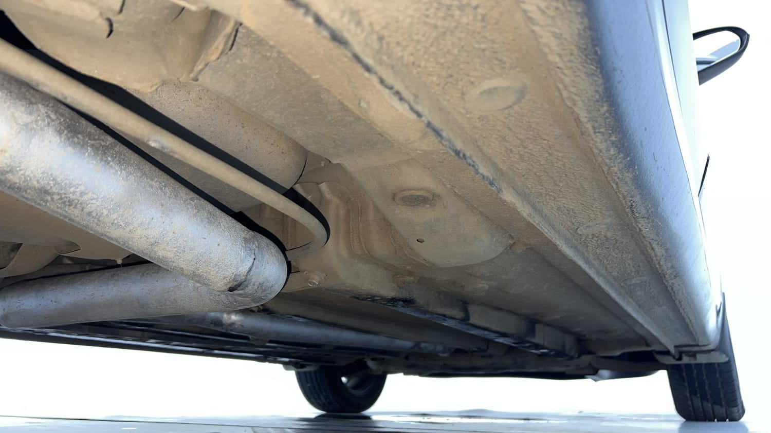 Used 2021 Hyundai Verna SX (O) 1.0 Turbo DCT Petrol Automatic extra REAR RIGHT UNDERBODY VIEW