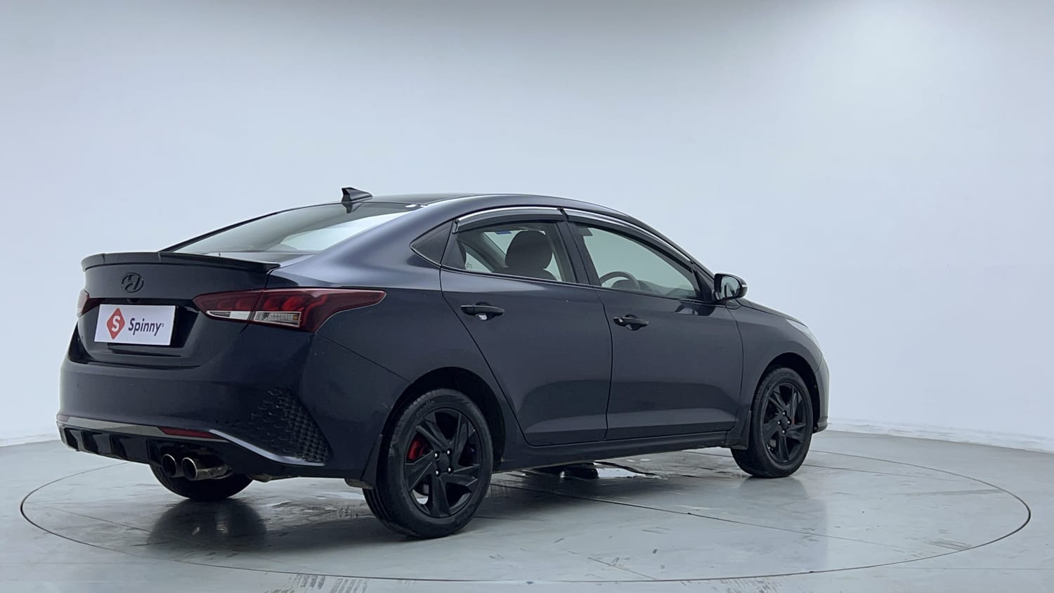 Used 2021 Hyundai Verna SX (O) 1.0 Turbo DCT Petrol Automatic exterior RIGHT REAR CORNER VIEW