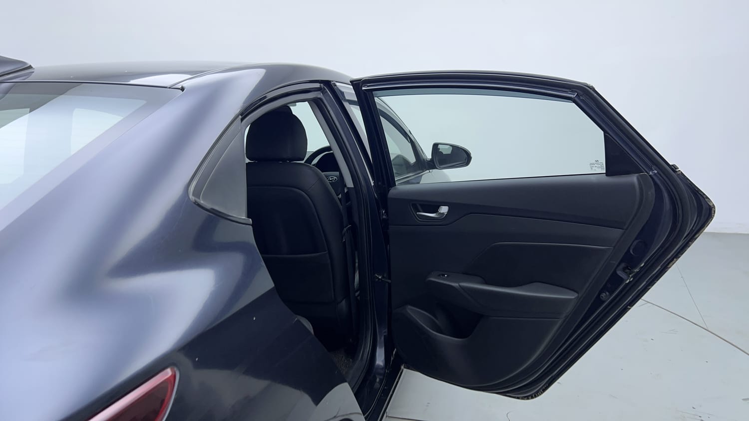 Used 2021 Hyundai Verna SX (O) 1.0 Turbo DCT Petrol Automatic interior RIGHT REAR DOOR OPEN VIEW