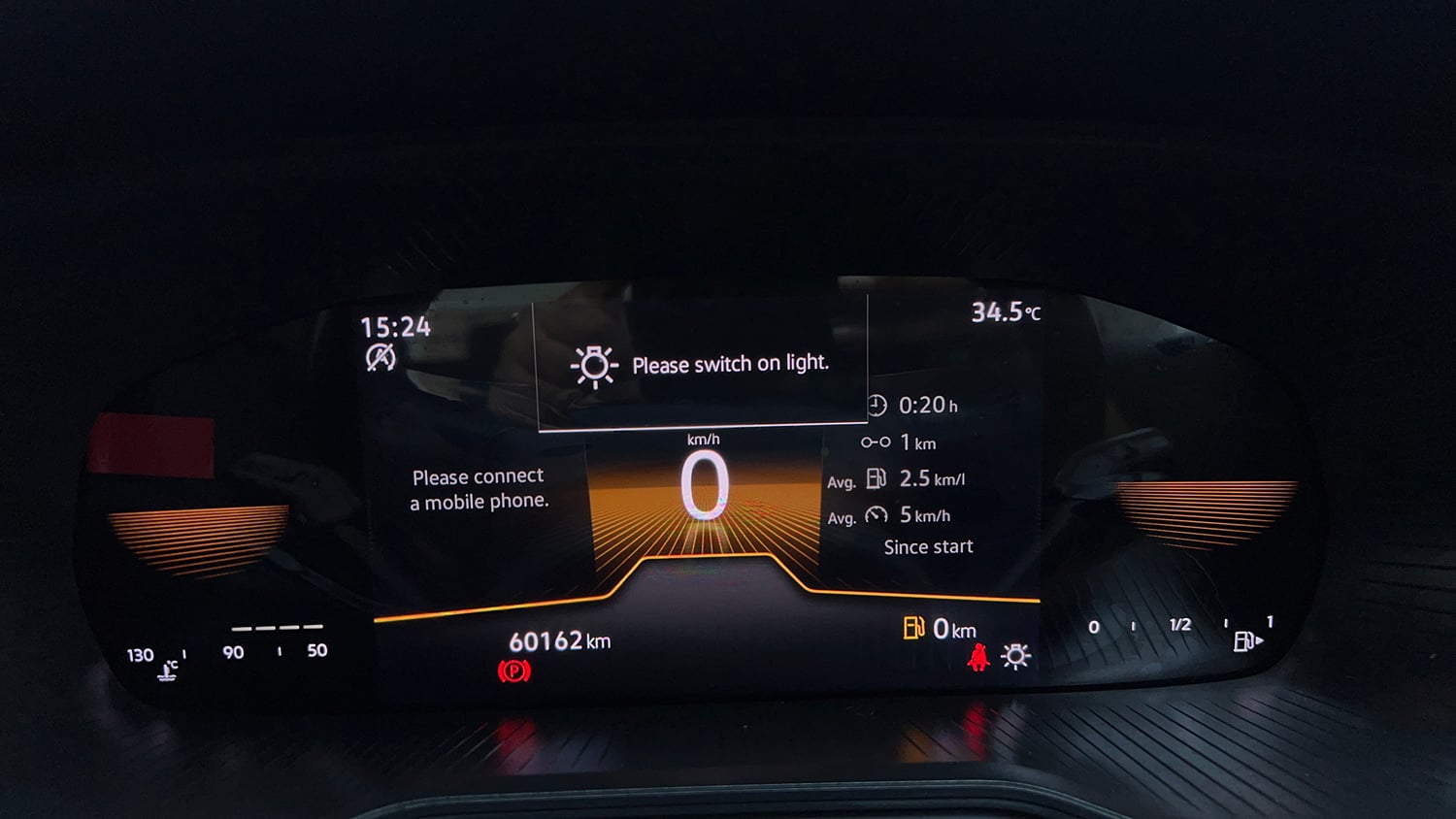 Used 2022 Skoda Kushaq Style 1.5L TSI MT Petrol Manual interior CLUSTERMETER VIEW