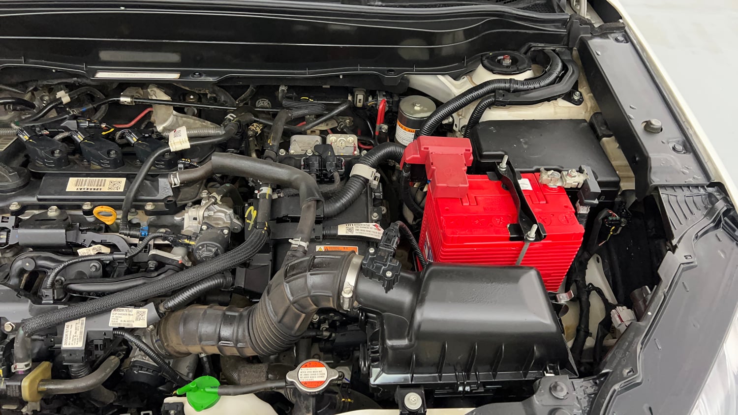 Used 2023 Maruti Suzuki Grand Vitara Alpha Plus Intelligent Hybrid eCVT Hybrid Automatic engine ENGINE LEFT SIDE VIEW