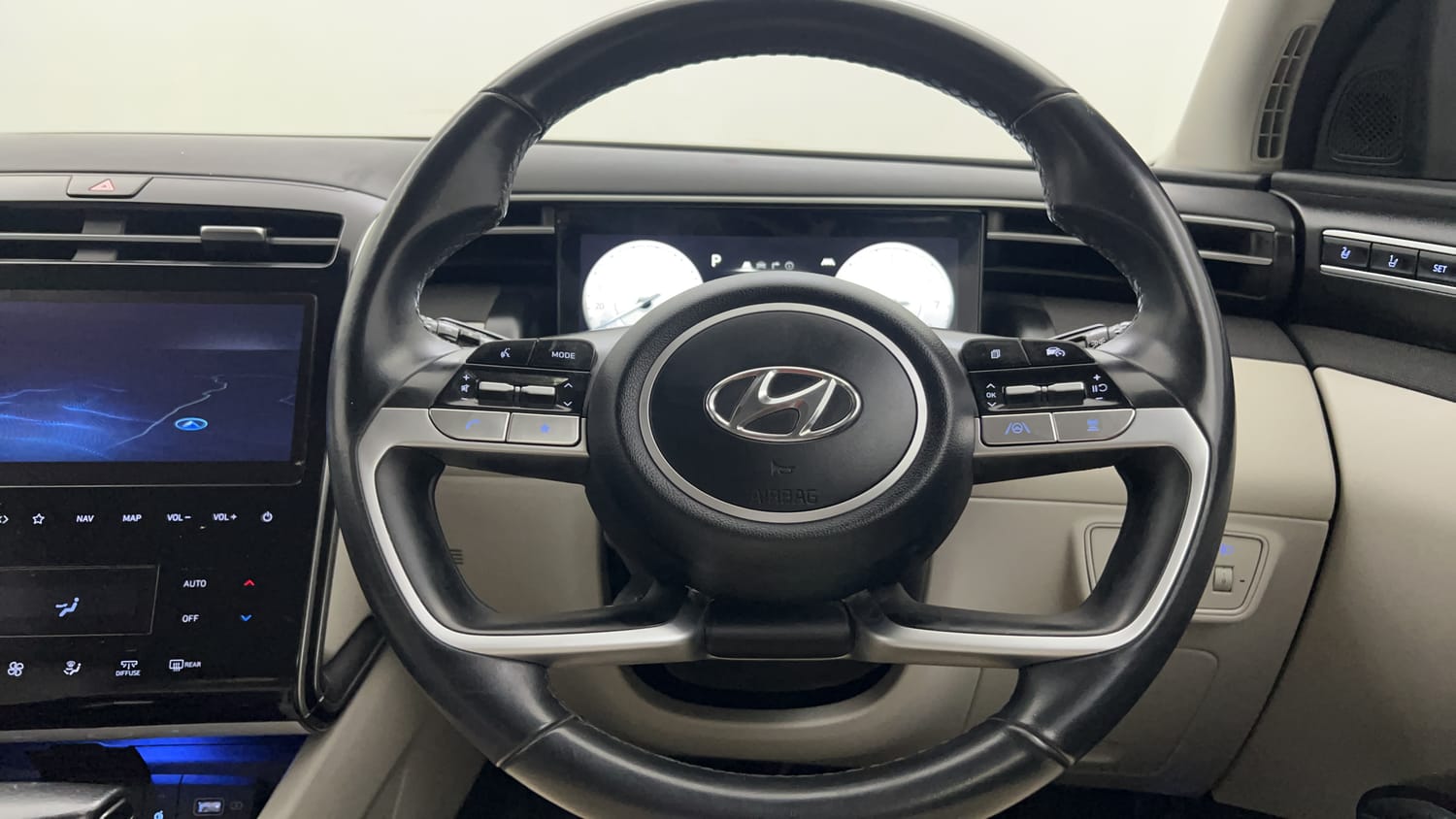 Used 2023 Hyundai Tucson Signature 2.0 AT Petrol Petrol Automatic interior STEERING VIEW