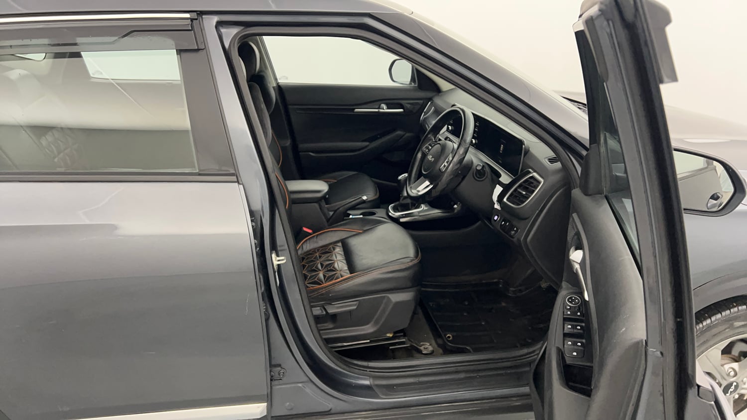 Used 2023 Kia Seltos HTK Plus 1.5 Turbo Petrol iMT Petrol Manual interior RIGHT SIDE FRONT DOOR CABIN VIEW