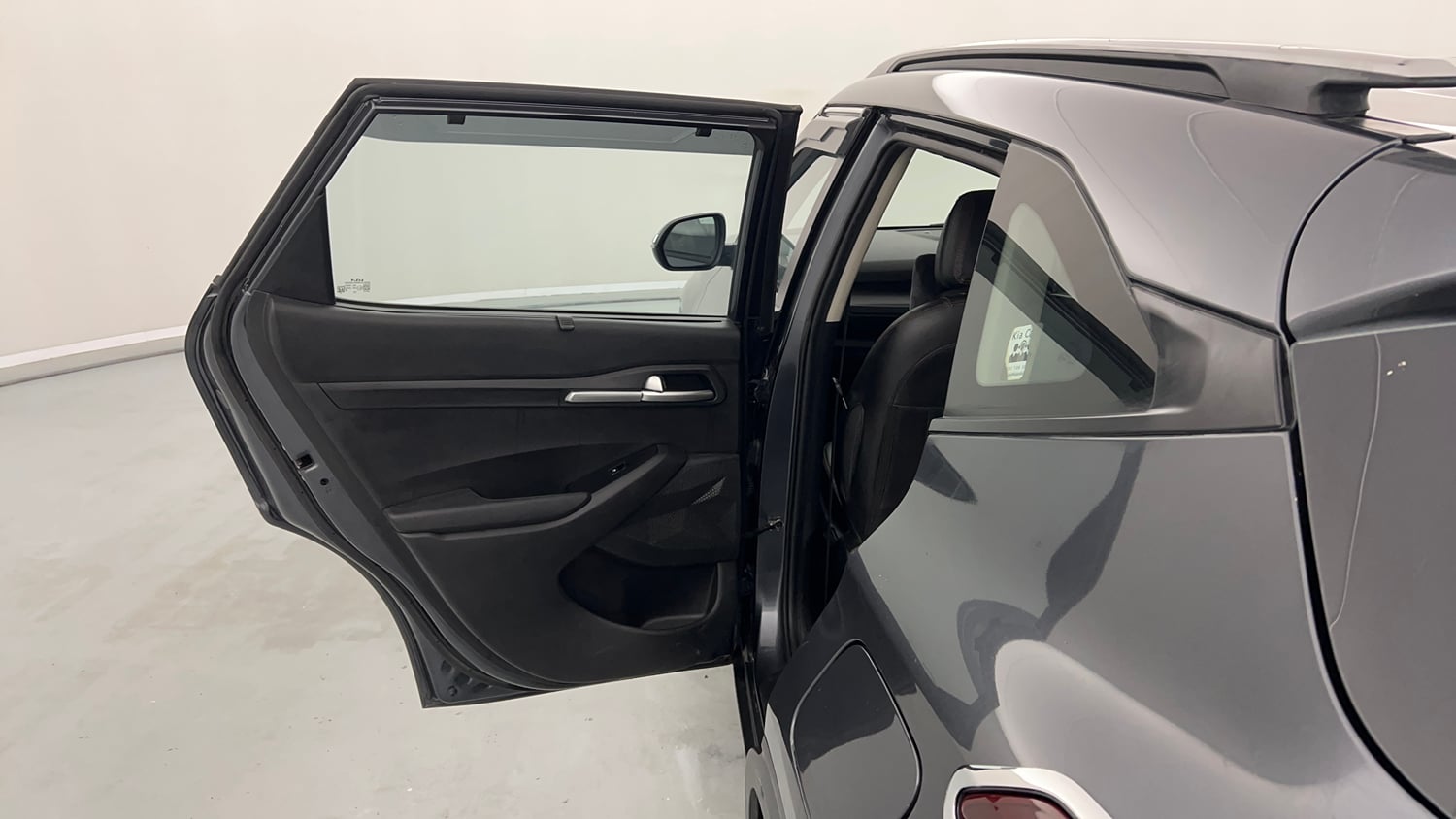 Used 2023 Kia Seltos HTK Plus 1.5 Turbo Petrol iMT Petrol Manual interior LEFT REAR DOOR OPEN VIEW