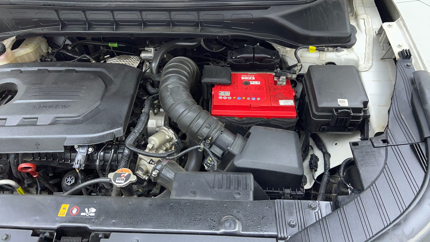 Used 2023 Kia Carens Prestige Plus 1.5 Diesel MT 7 STR Diesel Manual engine ENGINE LEFT SIDE VIEW