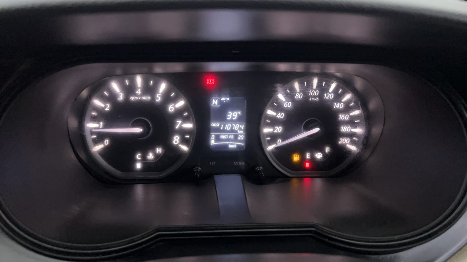 Used 2015 Tata Zest XMA Diesel Diesel Automatic interior CLUSTERMETER VIEW