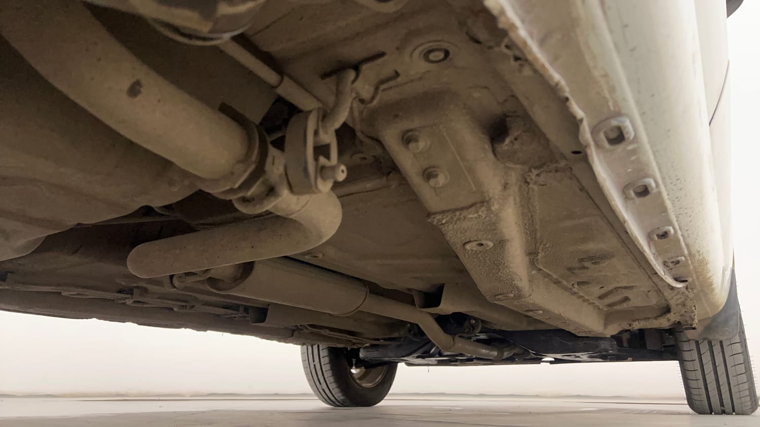Used 2015 Tata Zest XMA Diesel Diesel Automatic extra REAR RIGHT UNDERBODY VIEW