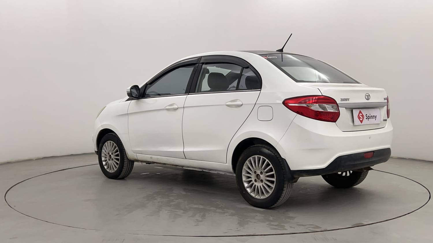 Used 2015 Tata Zest XMA Diesel Diesel Automatic exterior LEFT REAR CORNER VIEW