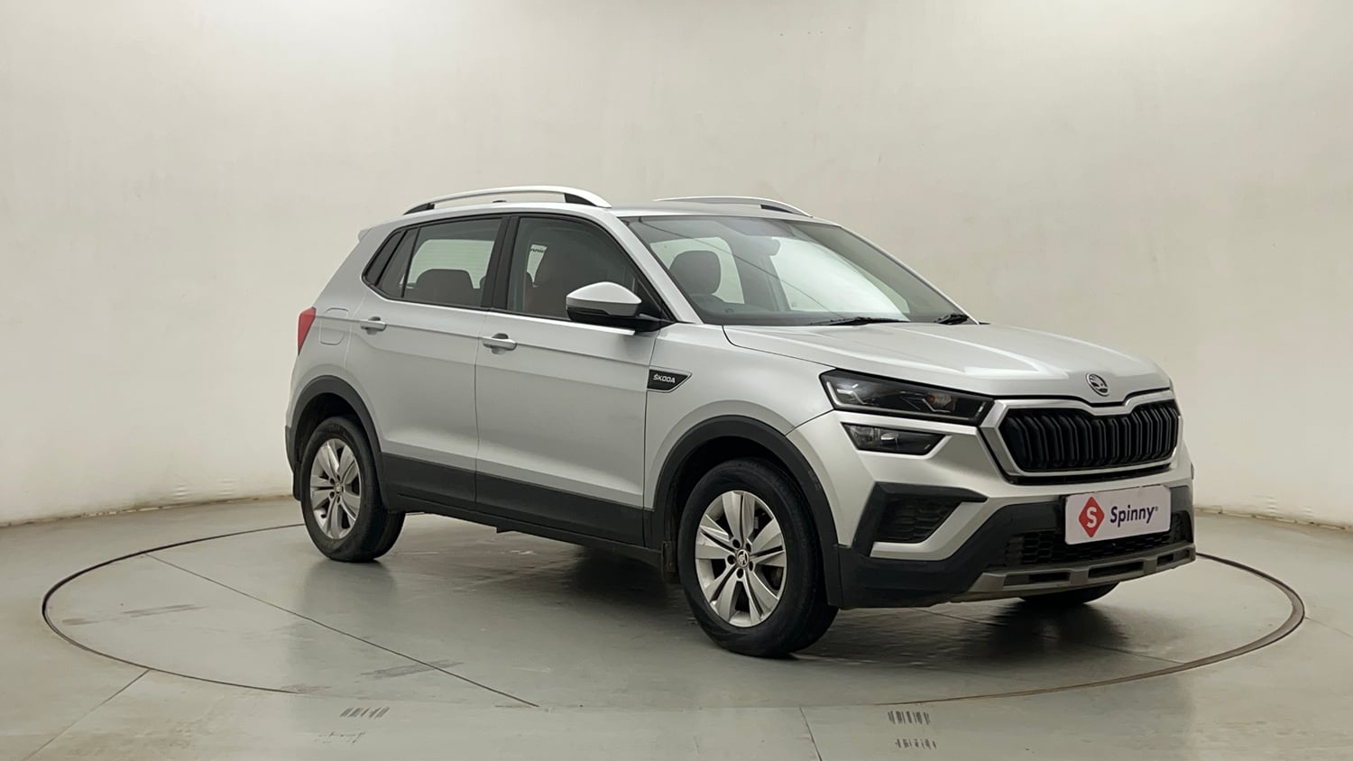 Used 2023 Skoda Kushaq Ambition 1.0L TSI MT Petrol Manual exterior RIGHT FRONT CORNER VIEW