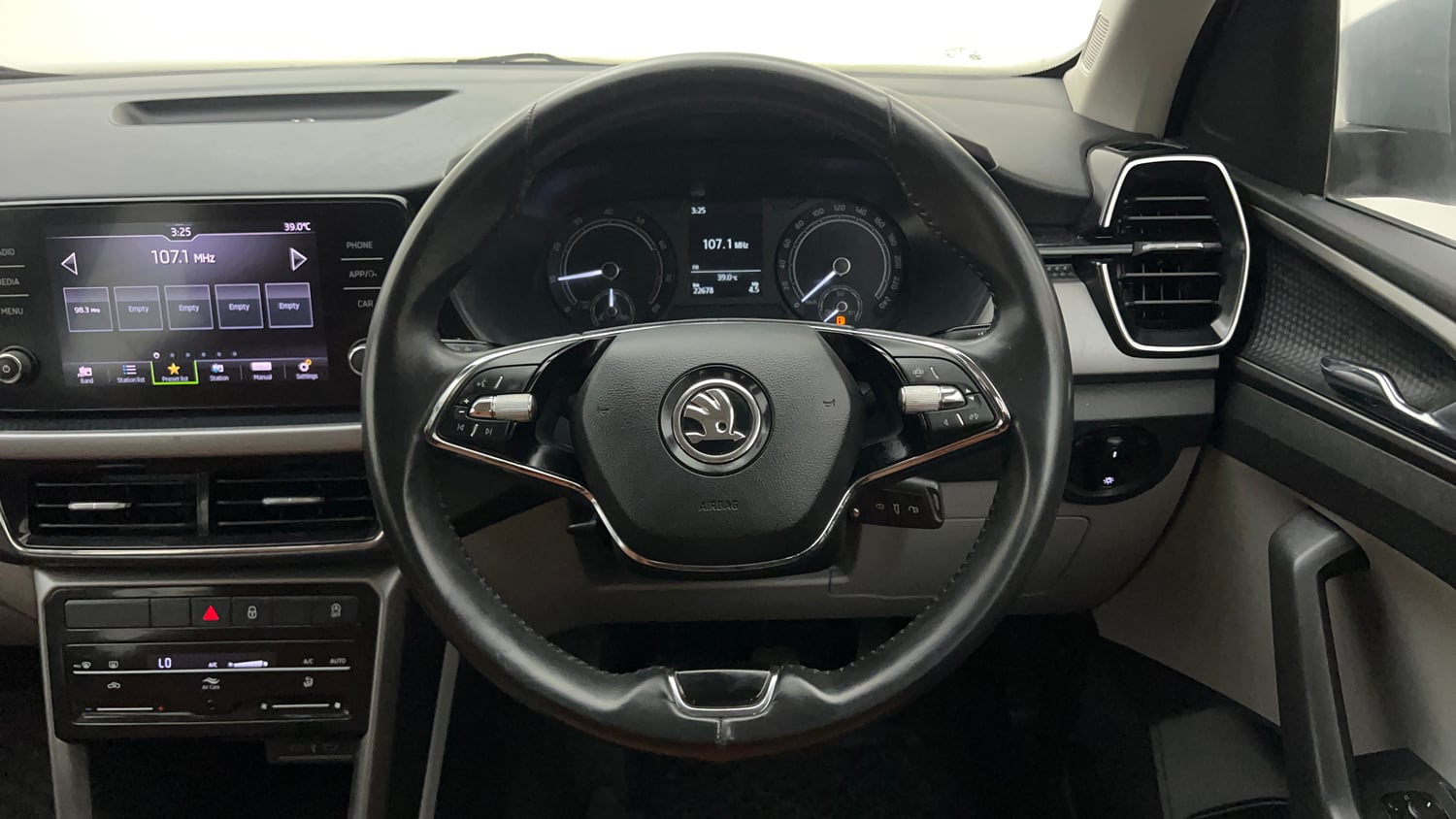 Used 2023 Skoda Kushaq Ambition 1.0L TSI MT Petrol Manual interior STEERING VIEW