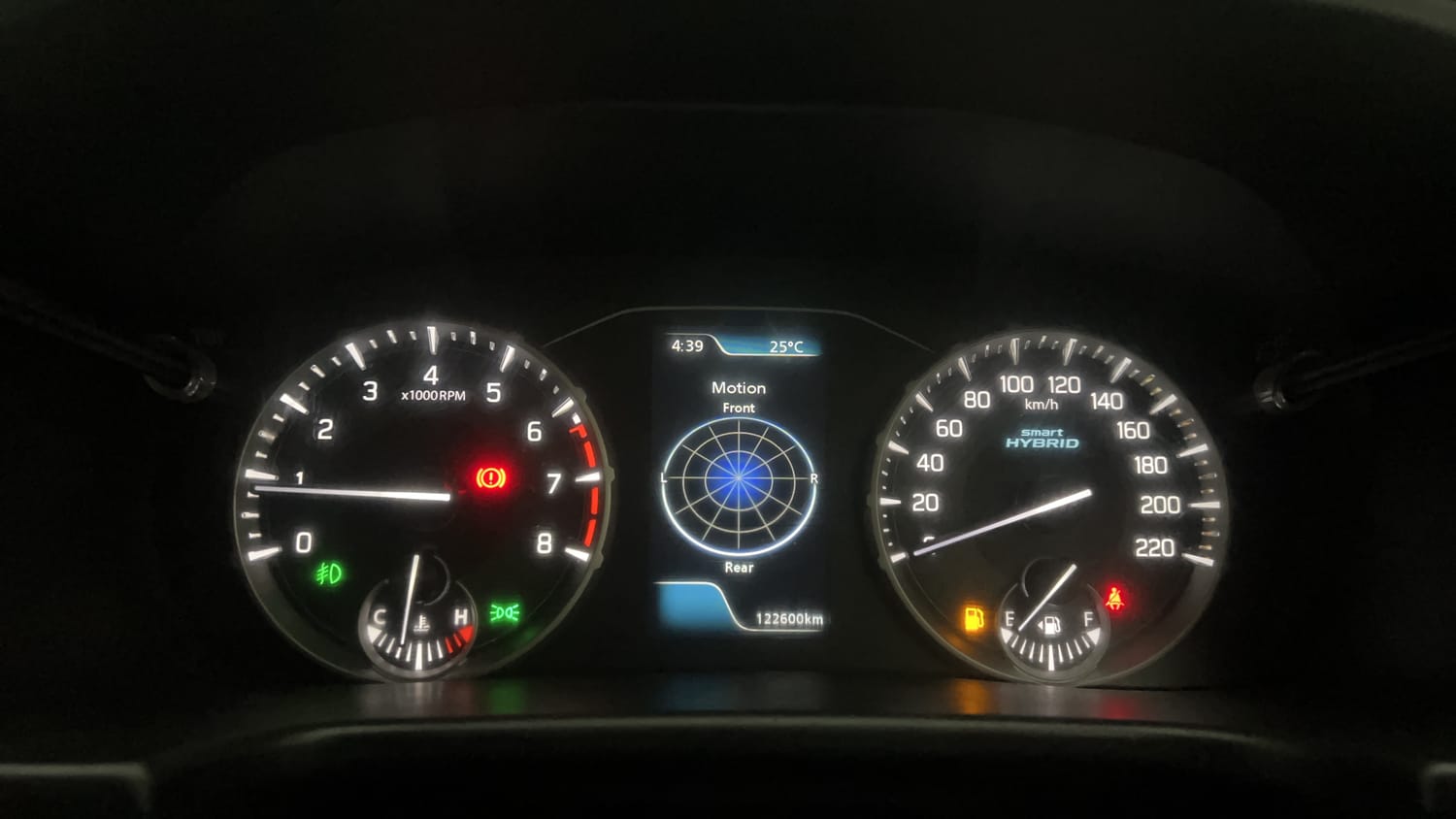Used 2022 Maruti Suzuki Brezza Zxi Plus Dual Tone Petrol Manual interior CLUSTERMETER VIEW