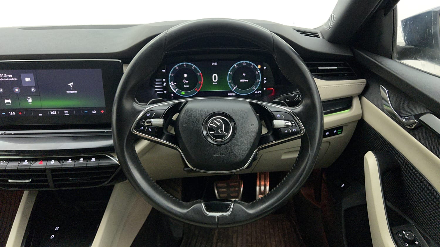 Used 2021 Skoda Octavia L&K 2.0 Petrol Automatic interior STEERING VIEW