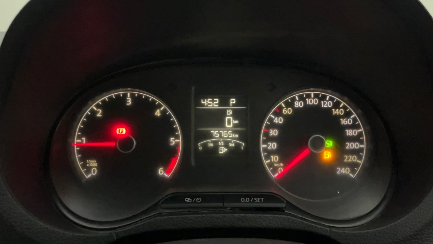 Used 2018 Skoda Rapid Style 1.5 TDI AT Diesel Automatic interior CLUSTERMETER VIEW