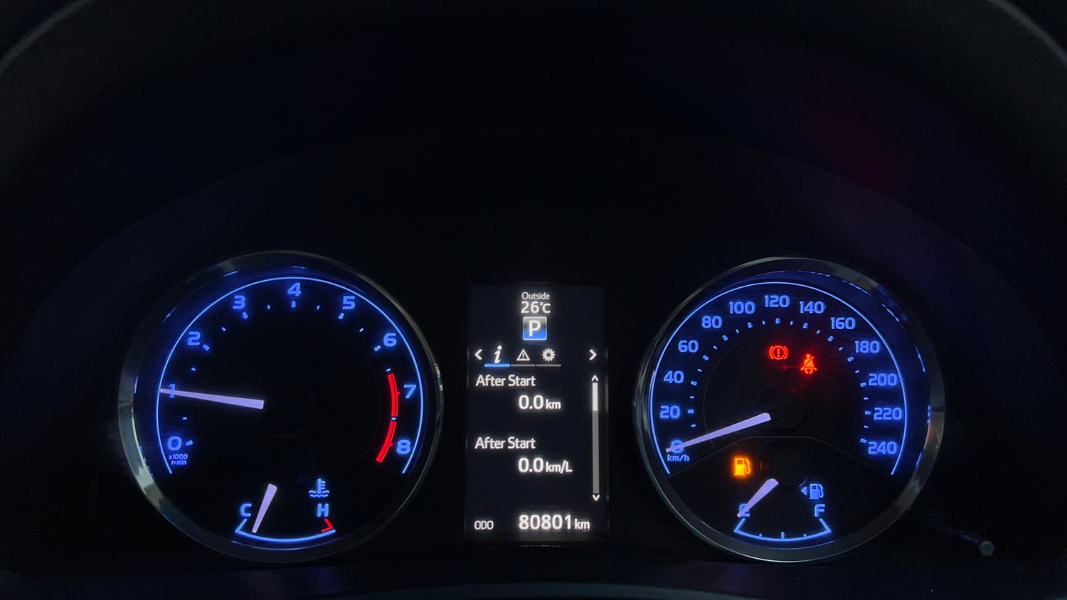 Used 2019 Toyota Corolla Altis VL CVT Petrol Petrol Automatic interior CLUSTERMETER VIEW