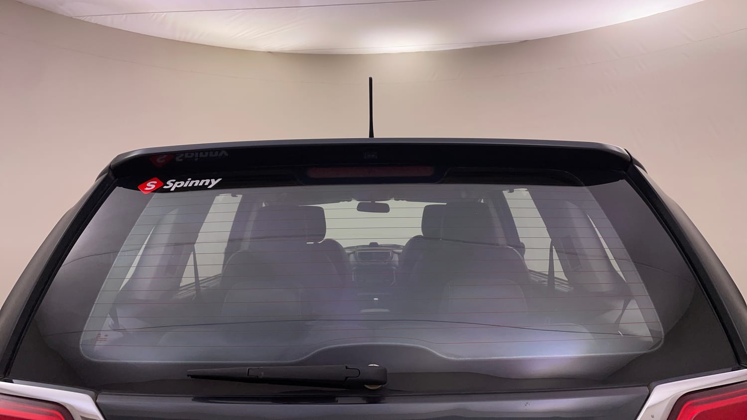 Used 2017 Tata Hexa XTA 4x2 6 STR Diesel Automatic exterior BACK WINDSHIELD VIEW