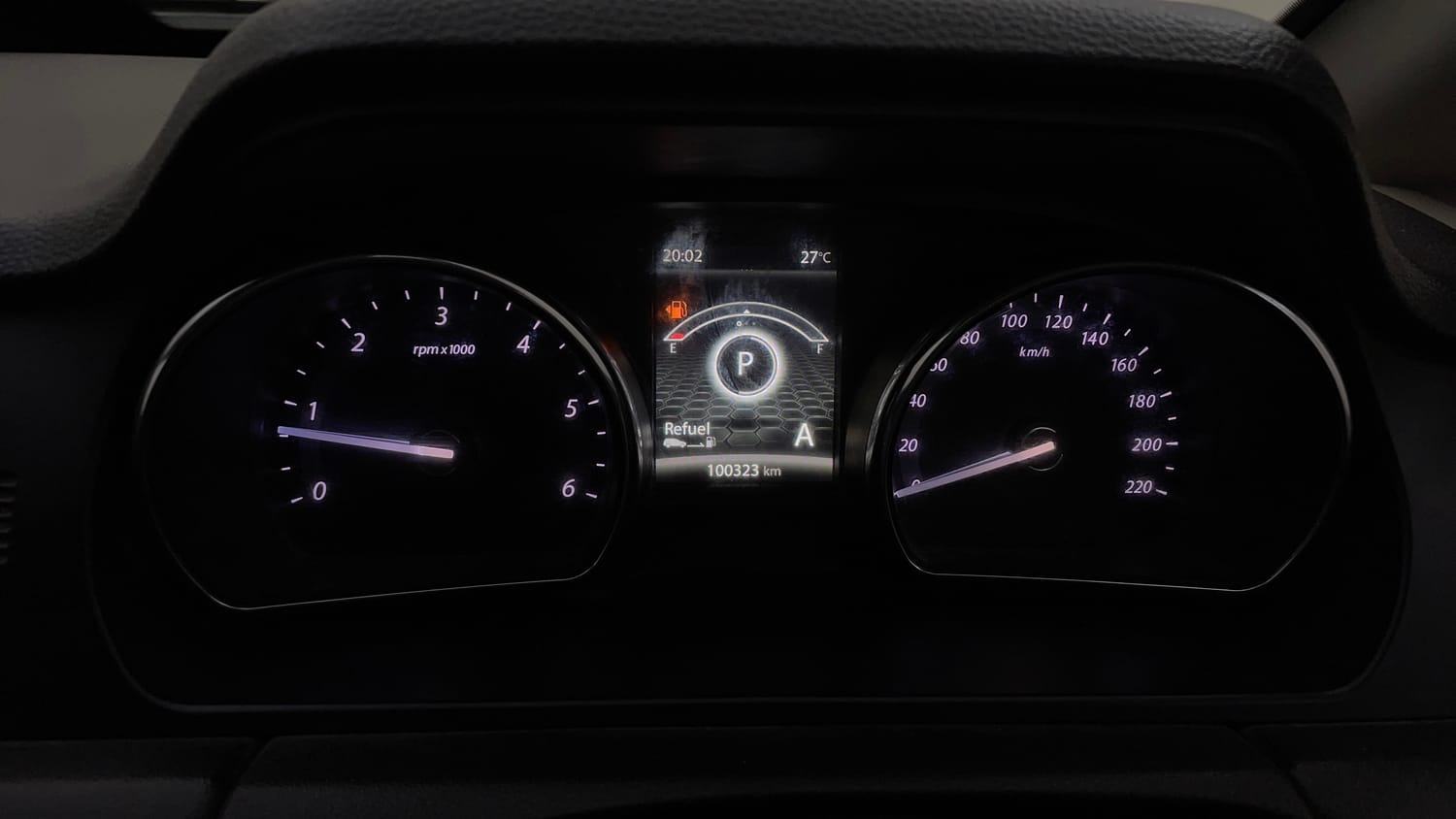 Used 2017 Tata Hexa XTA 4x2 6 STR Diesel Automatic interior CLUSTERMETER VIEW