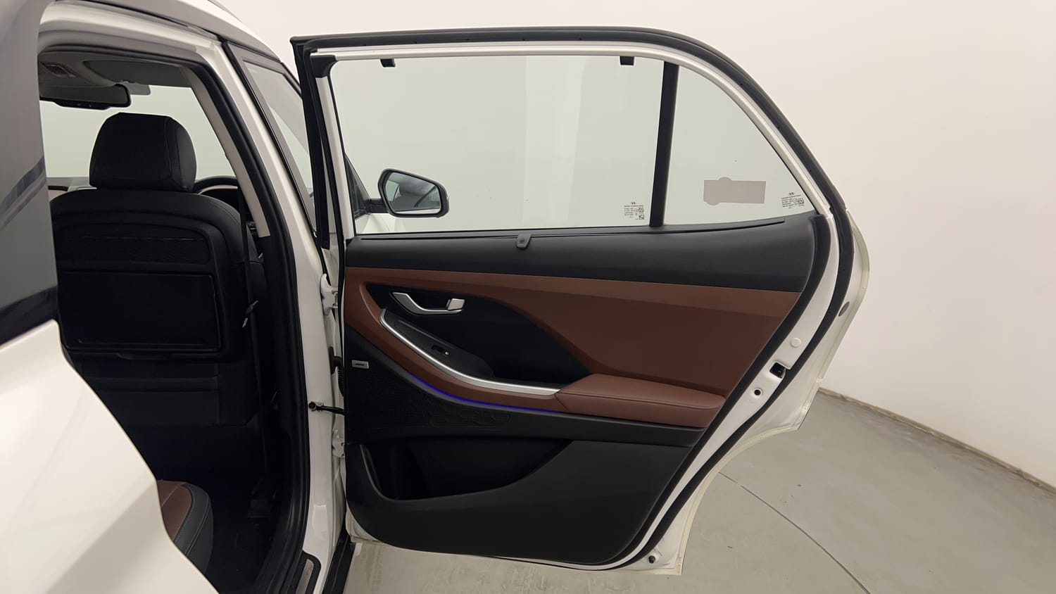 Used 2022 Hyundai Alcazar Platinum 7 STR 2.0 Petrol Petrol Manual interior RIGHT REAR DOOR OPEN VIEW