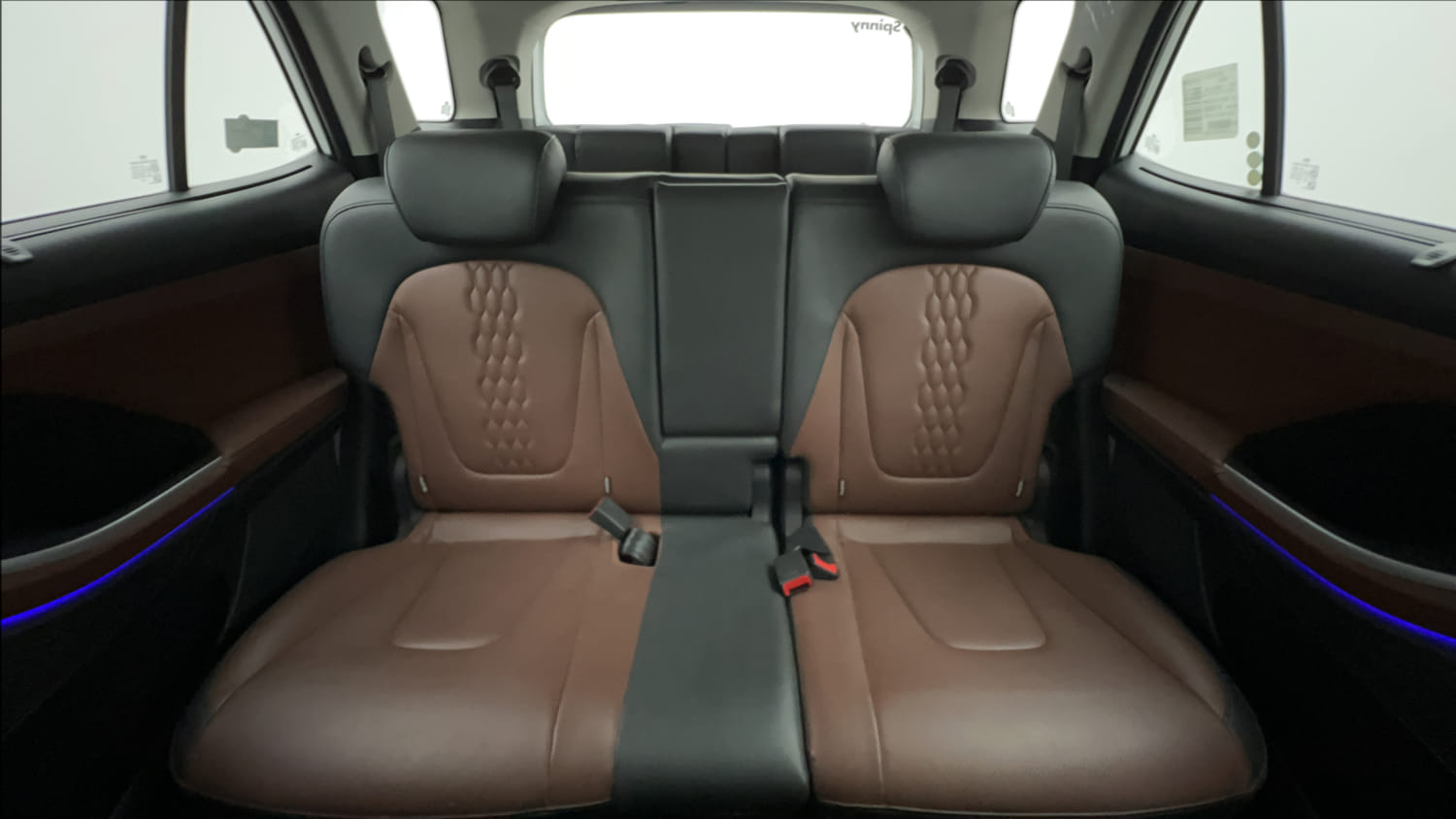 Used 2022 Hyundai Alcazar Platinum 7 STR 2.0 Petrol Petrol Manual interior REAR SEAT CONDITION VIEW