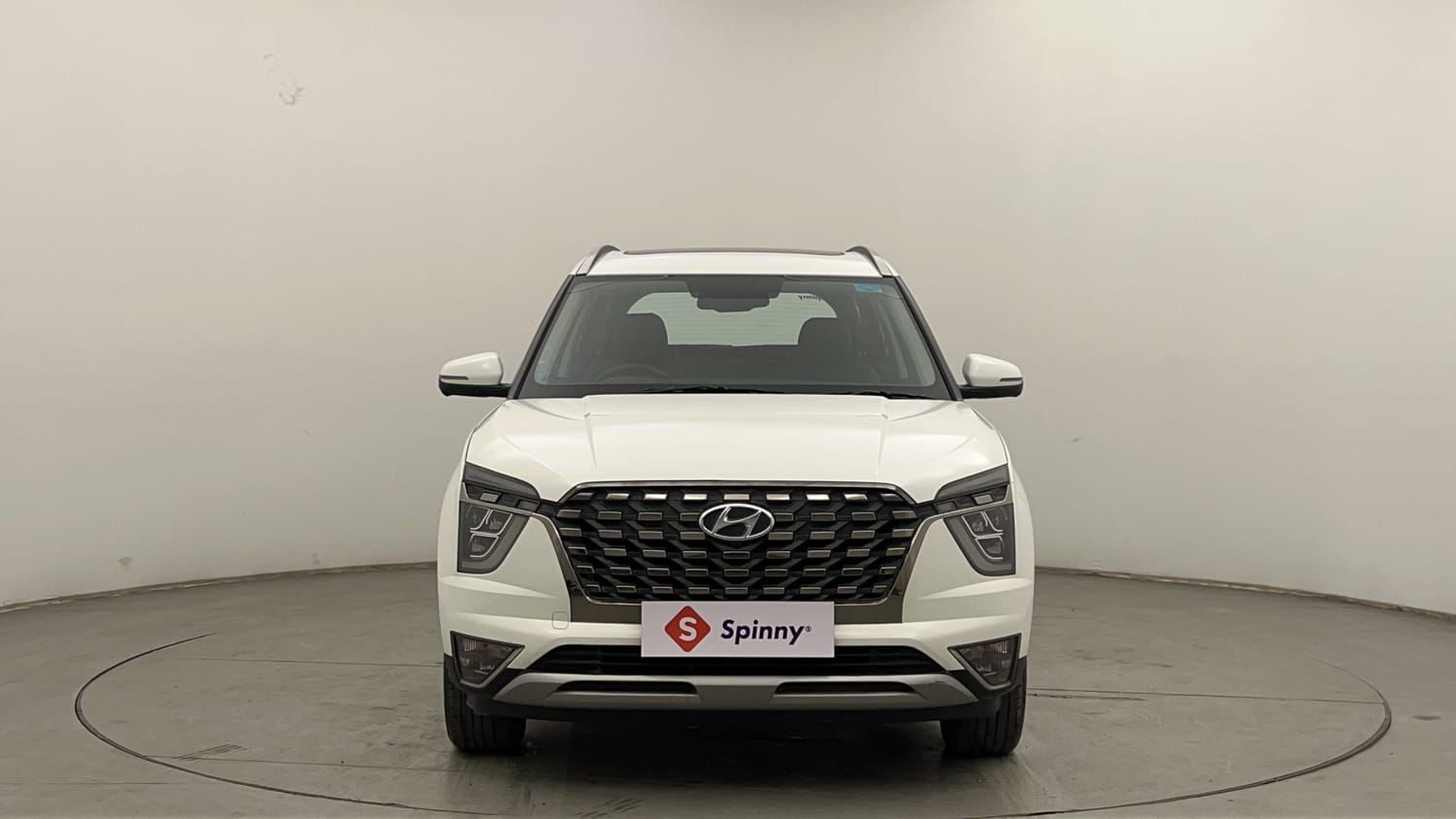 Used 2022 Hyundai Alcazar Platinum 7 STR 2.0 Petrol Petrol Manual exterior FRONT VIEW