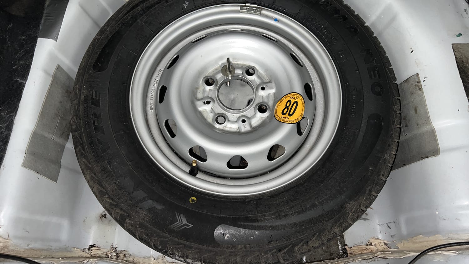 Used 2023 Tata Tiago XT Petrol Manual tyres SPARE TYRE VIEW