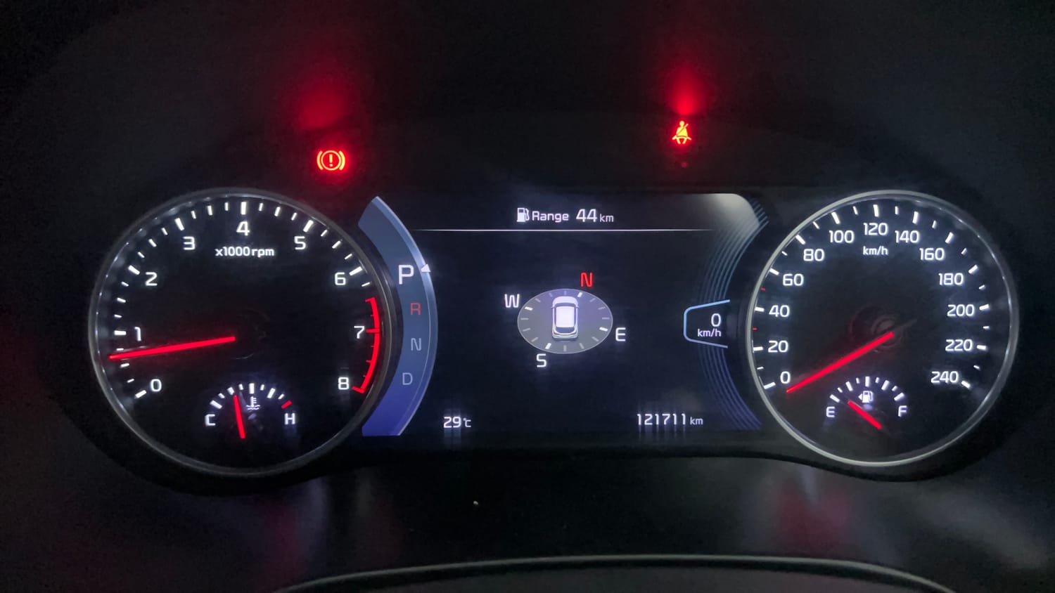 Used 2020 Kia Seltos GTX Plus DCT 1.4 Petrol Automatic interior CLUSTERMETER VIEW