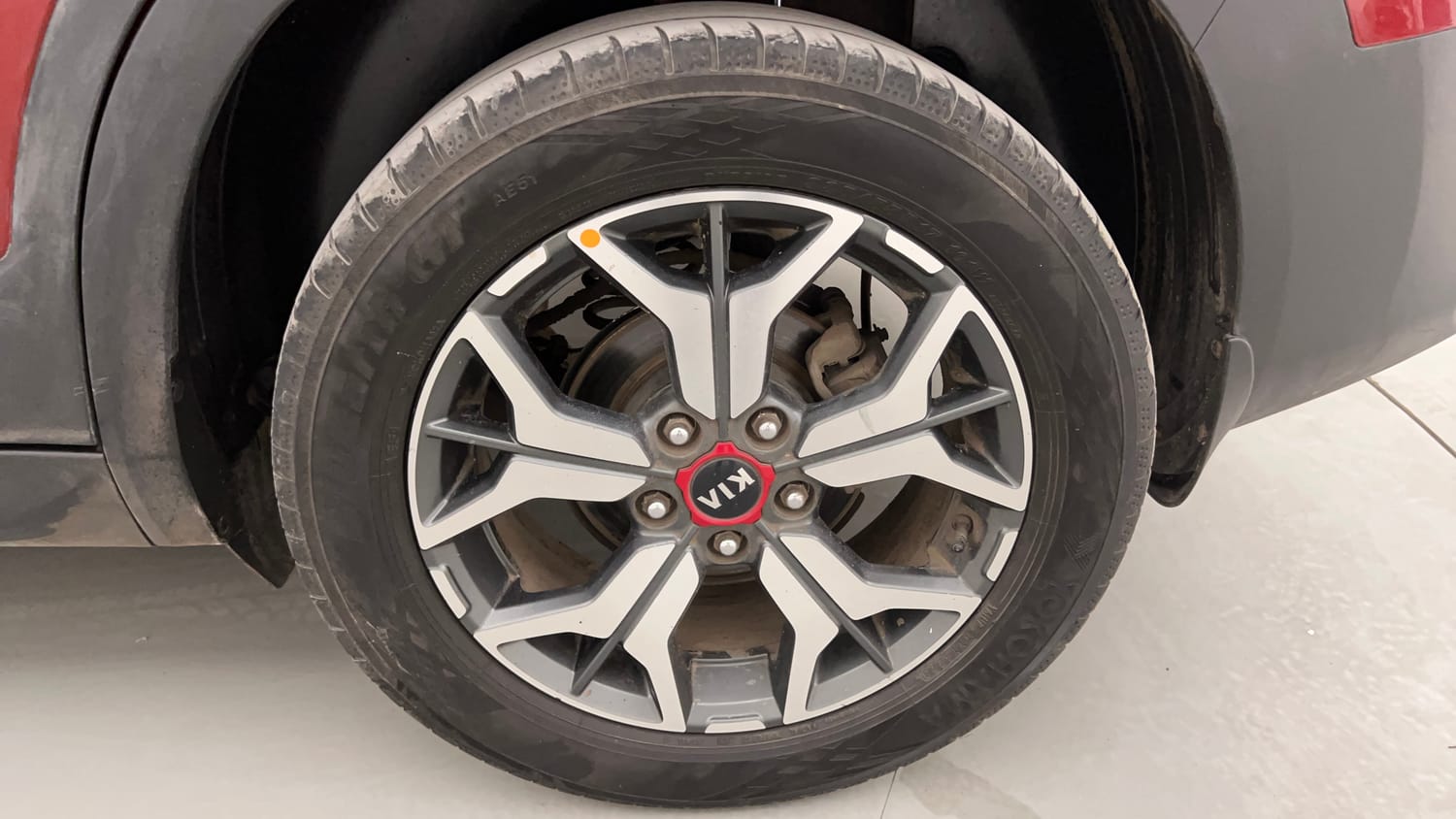Used 2020 Kia Seltos GTX Plus DCT 1.4 Petrol Automatic tyres LEFT REAR TYRE RIM VIEW