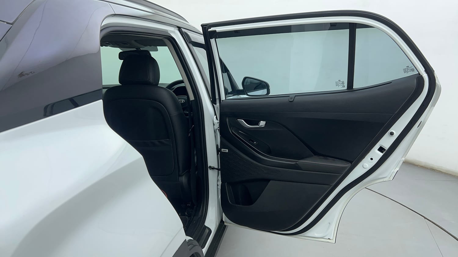 Used 2024 Hyundai Creta SX (O) 1.5 Diesel AT Knight Edition Diesel Automatic interior RIGHT REAR DOOR OPEN VIEW