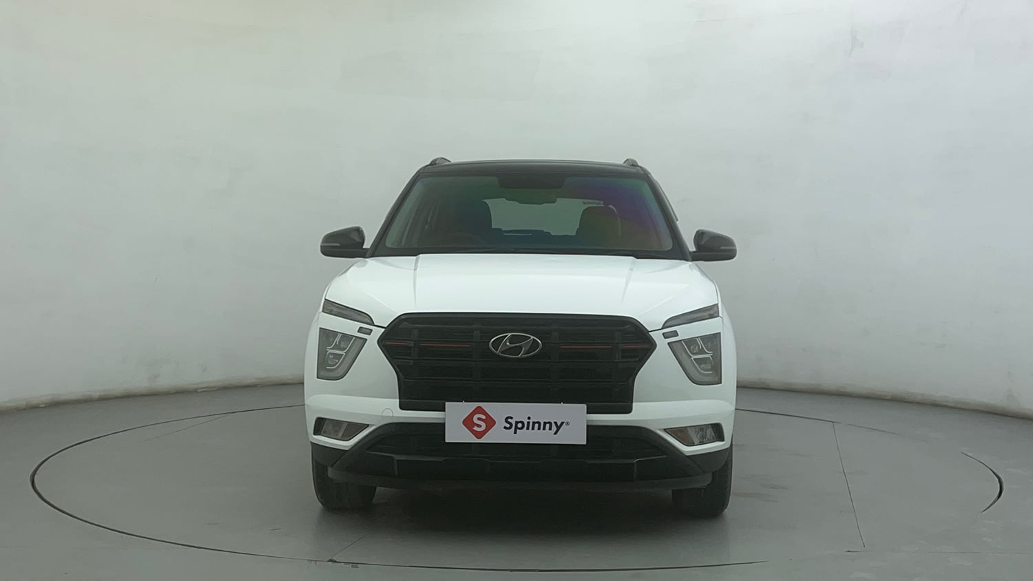 Used 2024 Hyundai Creta SX (O) 1.5 Diesel AT Knight Edition Diesel Automatic exterior FRONT VIEW