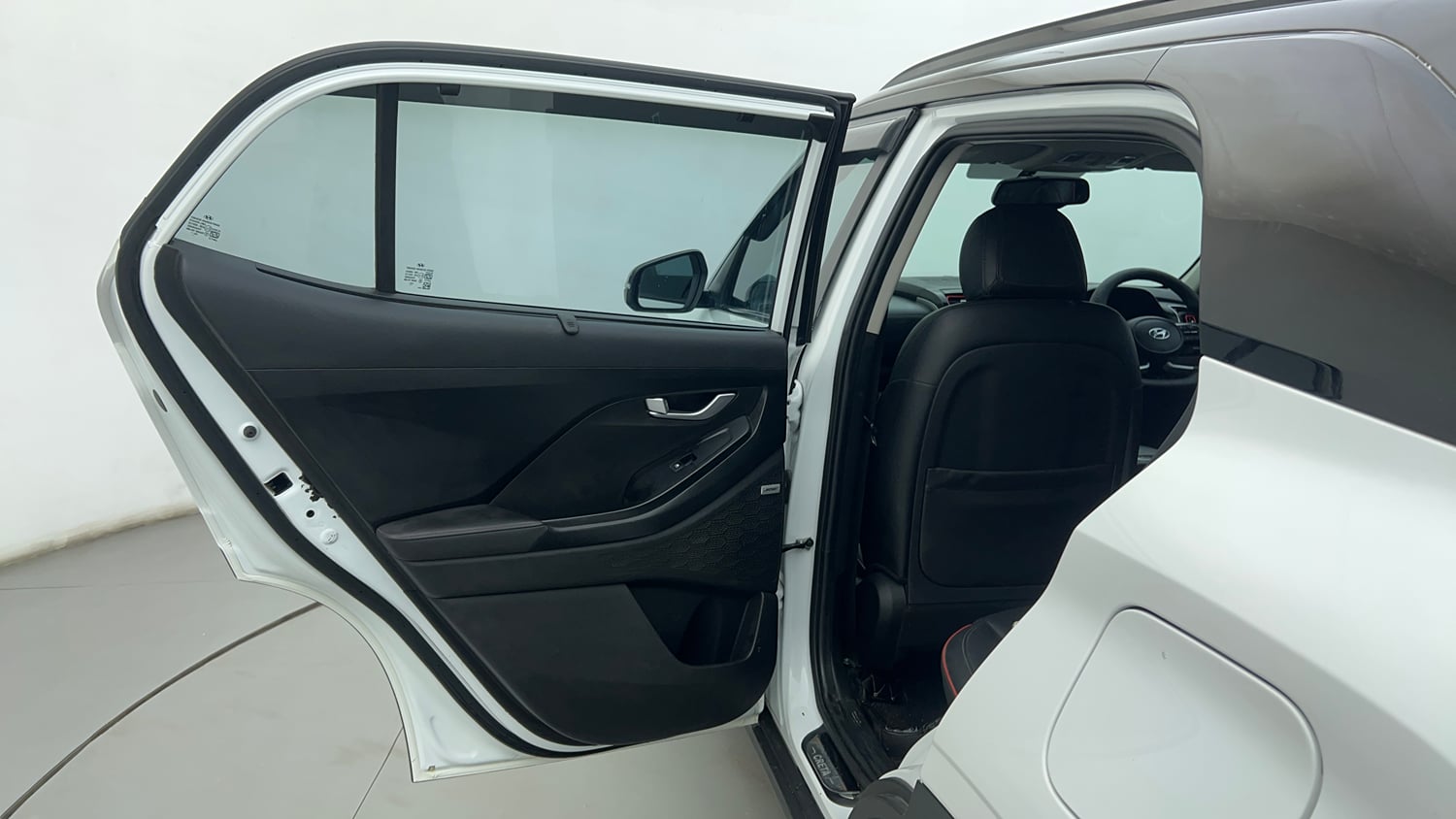 Used 2024 Hyundai Creta SX (O) 1.5 Diesel AT Knight Edition Diesel Automatic interior LEFT REAR DOOR OPEN VIEW