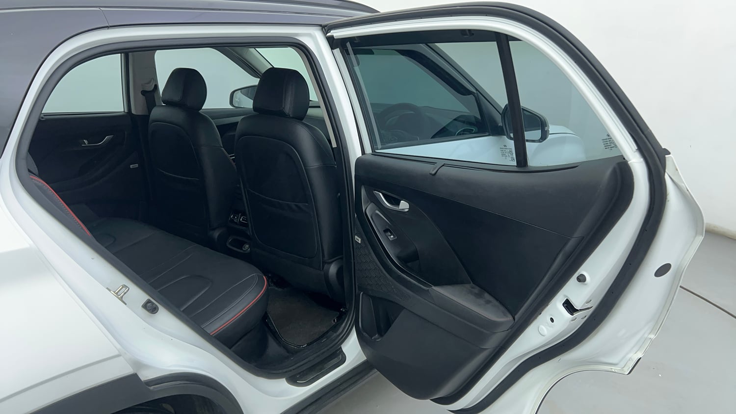 Used 2024 Hyundai Creta SX (O) 1.5 Diesel AT Knight Edition Diesel Automatic interior RIGHT SIDE REAR DOOR CABIN VIEW