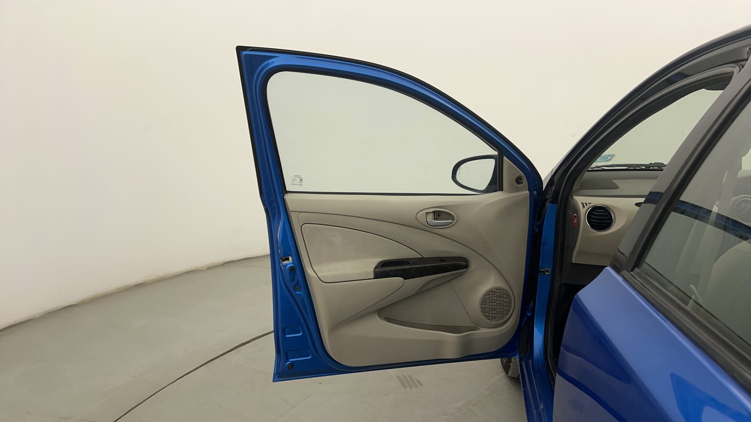 Used 2016 Toyota Etios Liva VD Diesel Manual interior LEFT FRONT DOOR OPEN VIEW