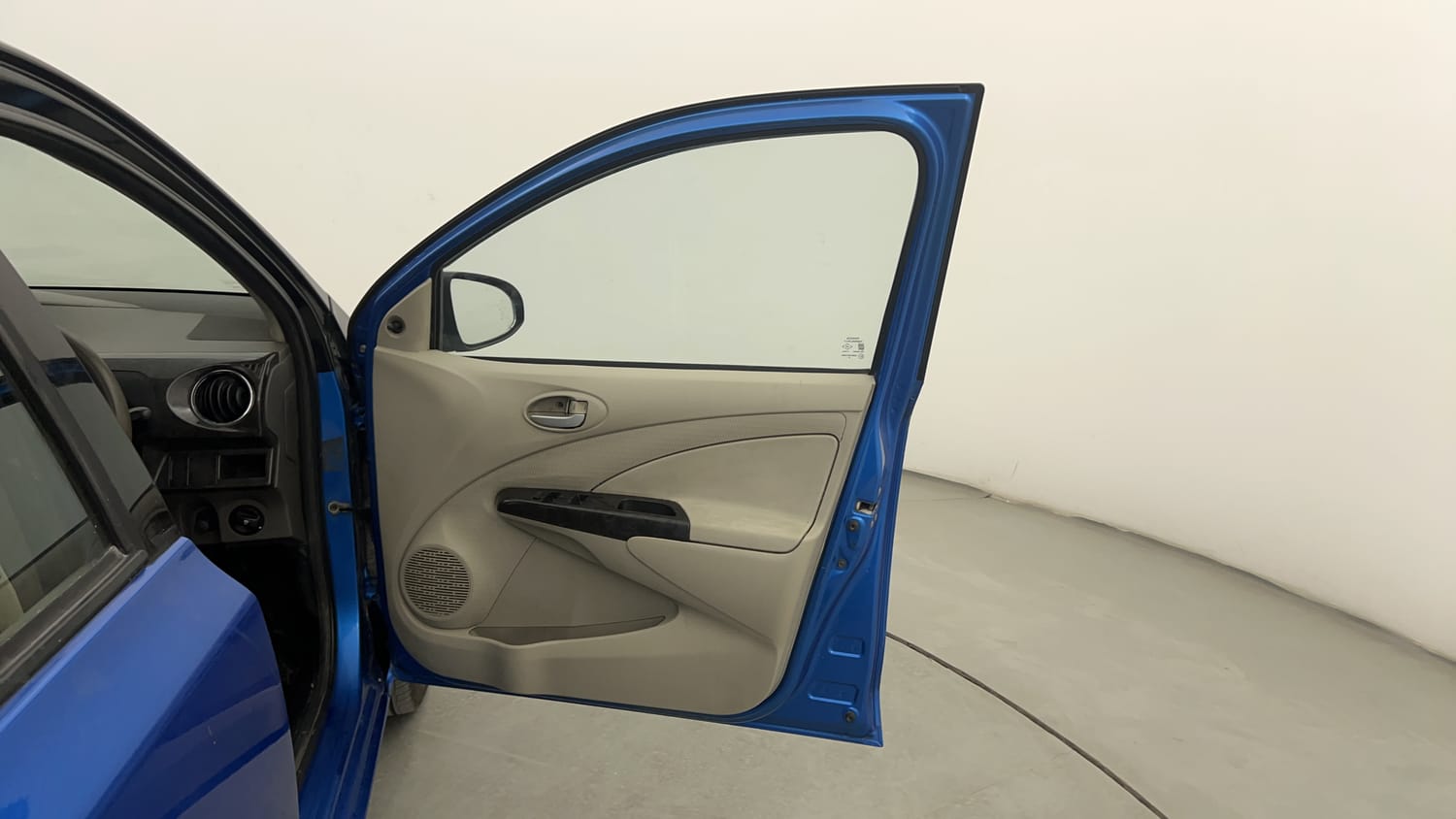 Used 2016 Toyota Etios Liva VD Diesel Manual interior RIGHT FRONT DOOR OPEN VIEW