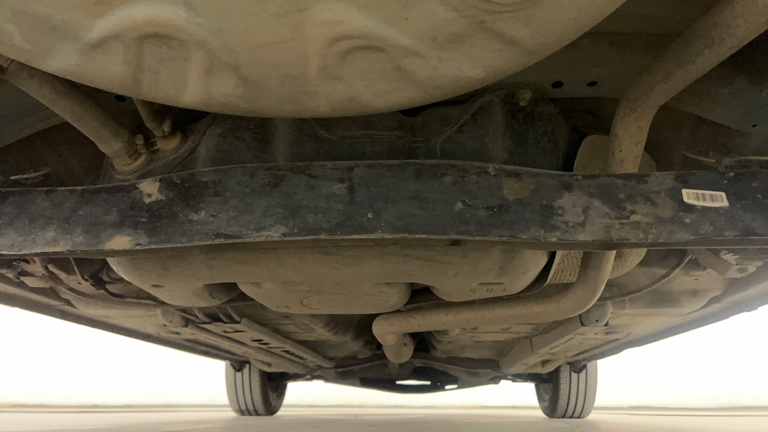Used 2016 Toyota Etios Liva VD Diesel Manual extra REAR UNDERBODY VIEW (TAKEN FROM REAR)