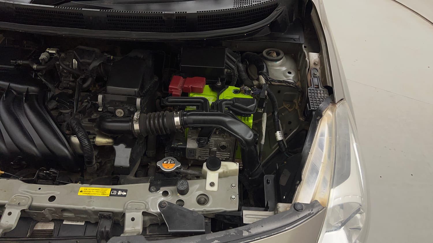 Used 2017 Nissan Sunny XV CVT Petrol Automatic engine ENGINE LEFT SIDE VIEW