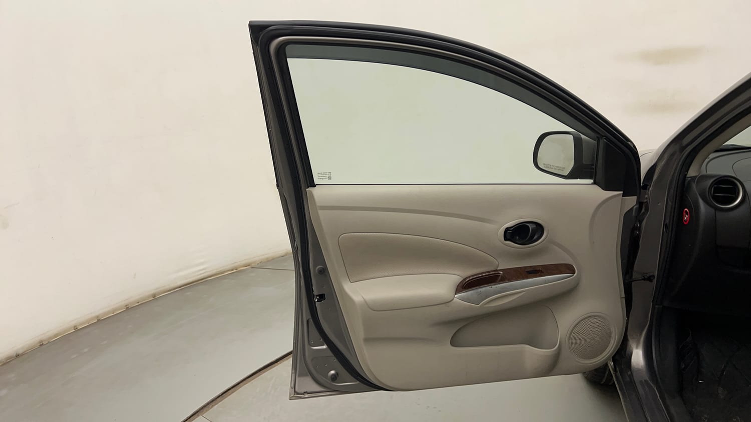 Used 2017 Nissan Sunny XV CVT Petrol Automatic interior LEFT FRONT DOOR OPEN VIEW