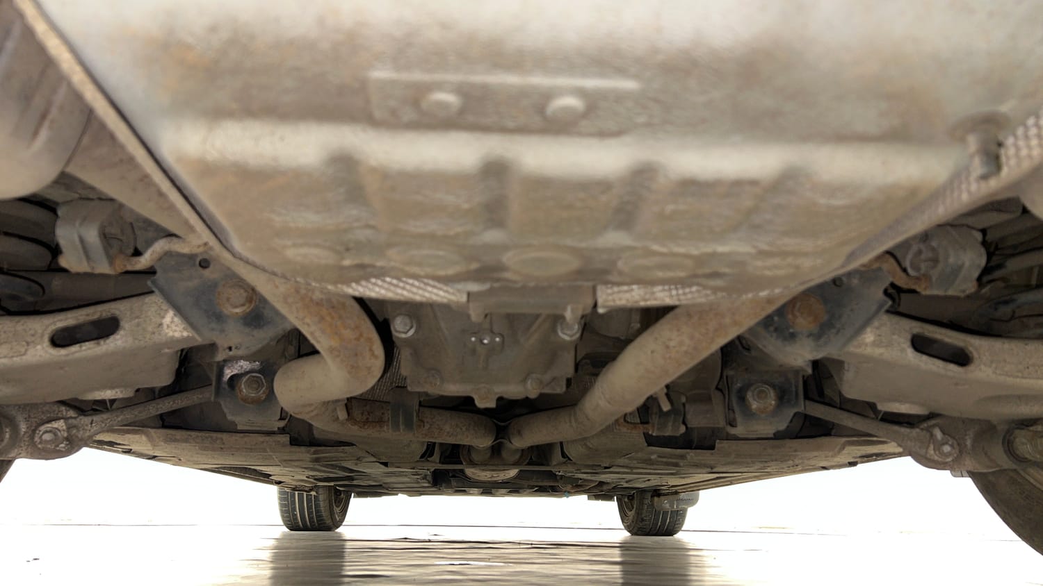 Used 2017 Jaguar XE Prestige Petrol Automatic extra REAR UNDERBODY VIEW (TAKEN FROM REAR)