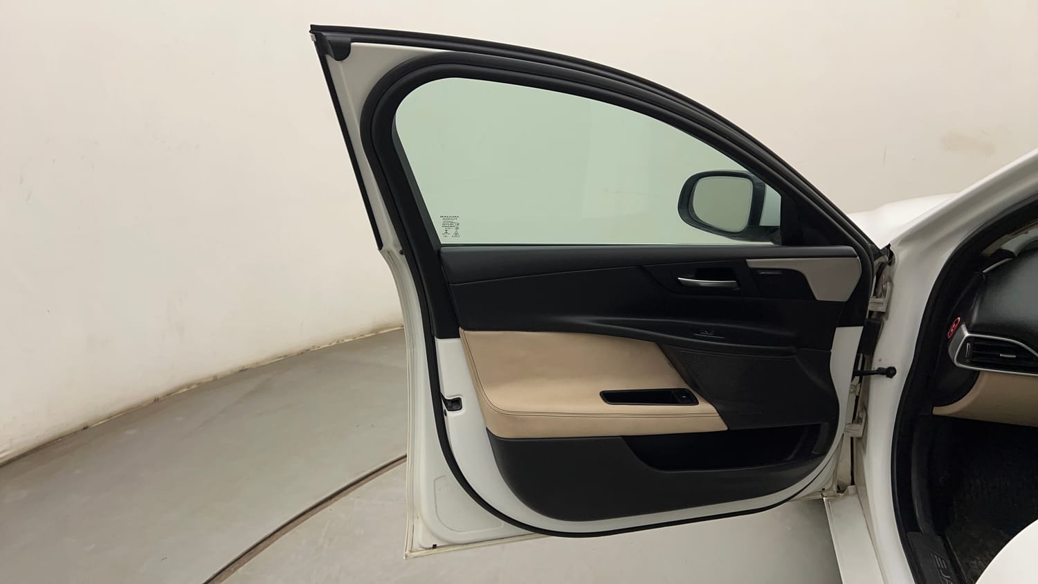 Used 2017 Jaguar XE Prestige Petrol Automatic interior LEFT FRONT DOOR OPEN VIEW