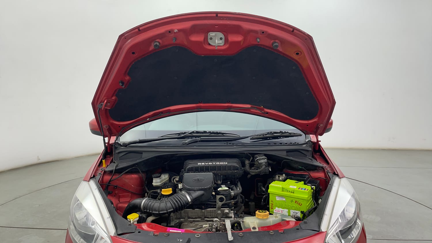 Used 2017 Tata Tiago Revotron XT Petrol Manual engine ENGINE & BONNET OPEN FRONT VIEW