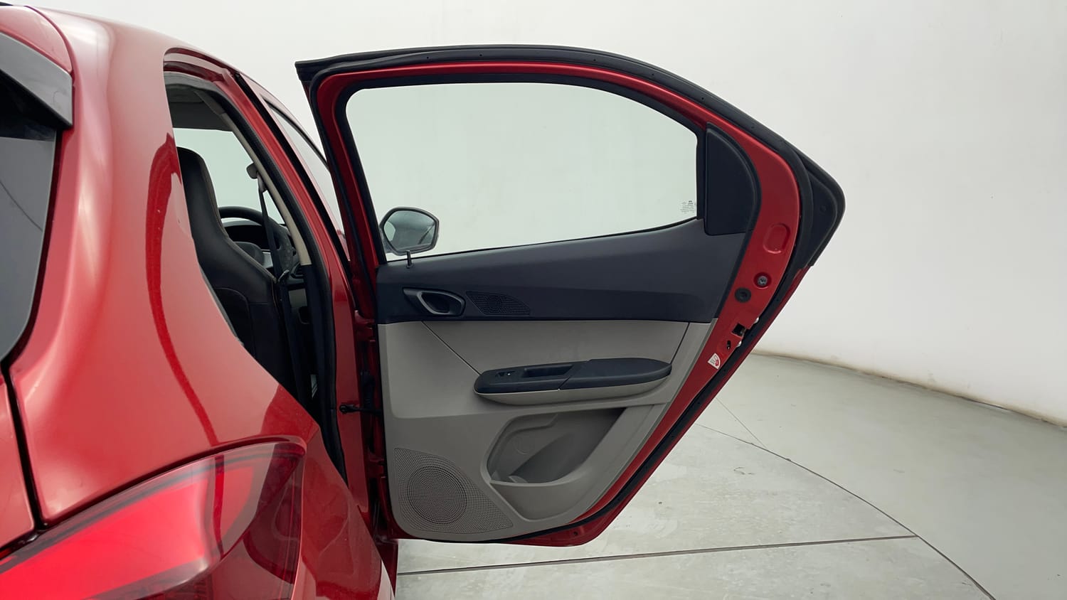 Used 2017 Tata Tiago Revotron XT Petrol Manual interior RIGHT REAR DOOR OPEN VIEW